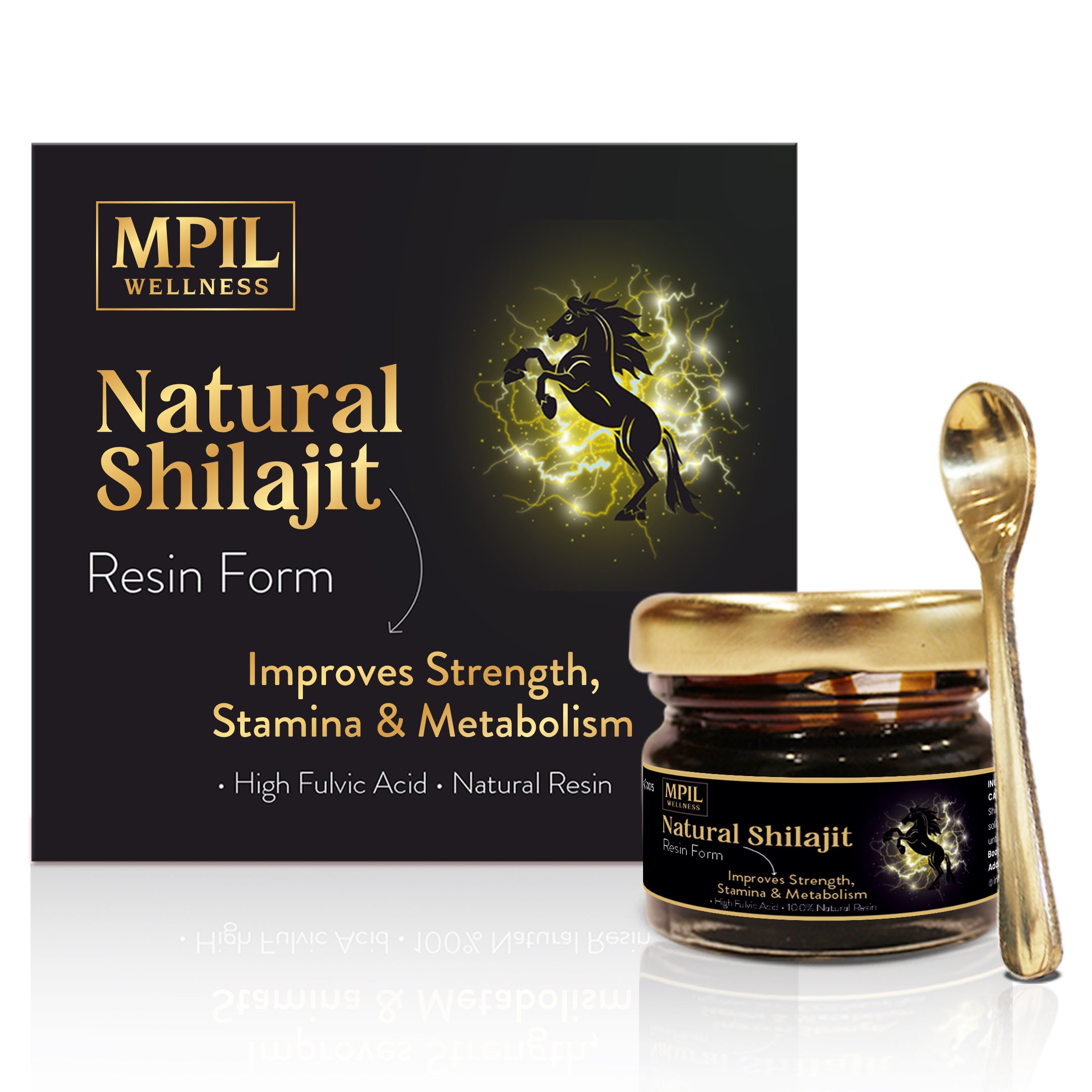 Mpil Wellness Natural Shilajit Resin
