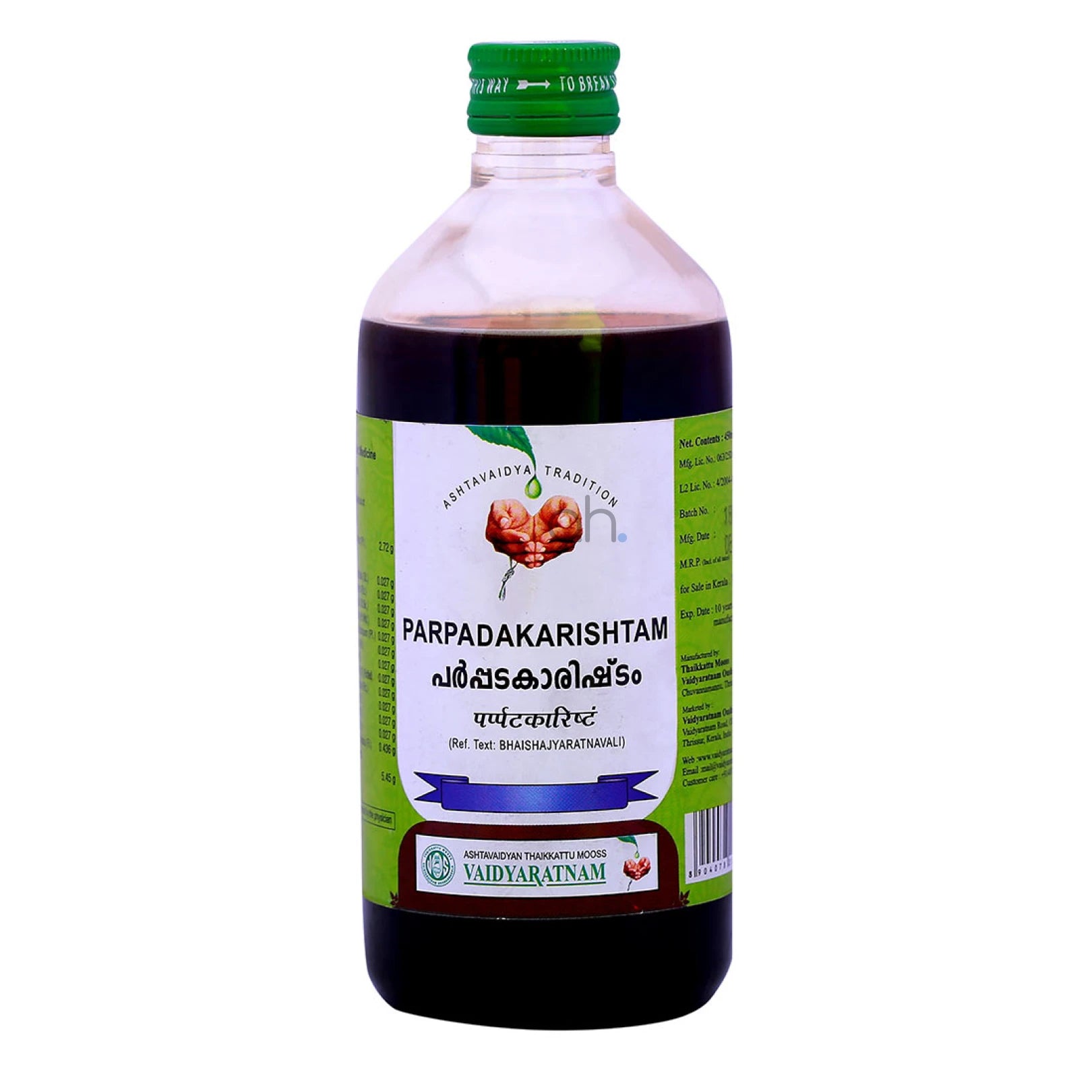 Vaidyaratnam Parpadakarishtam