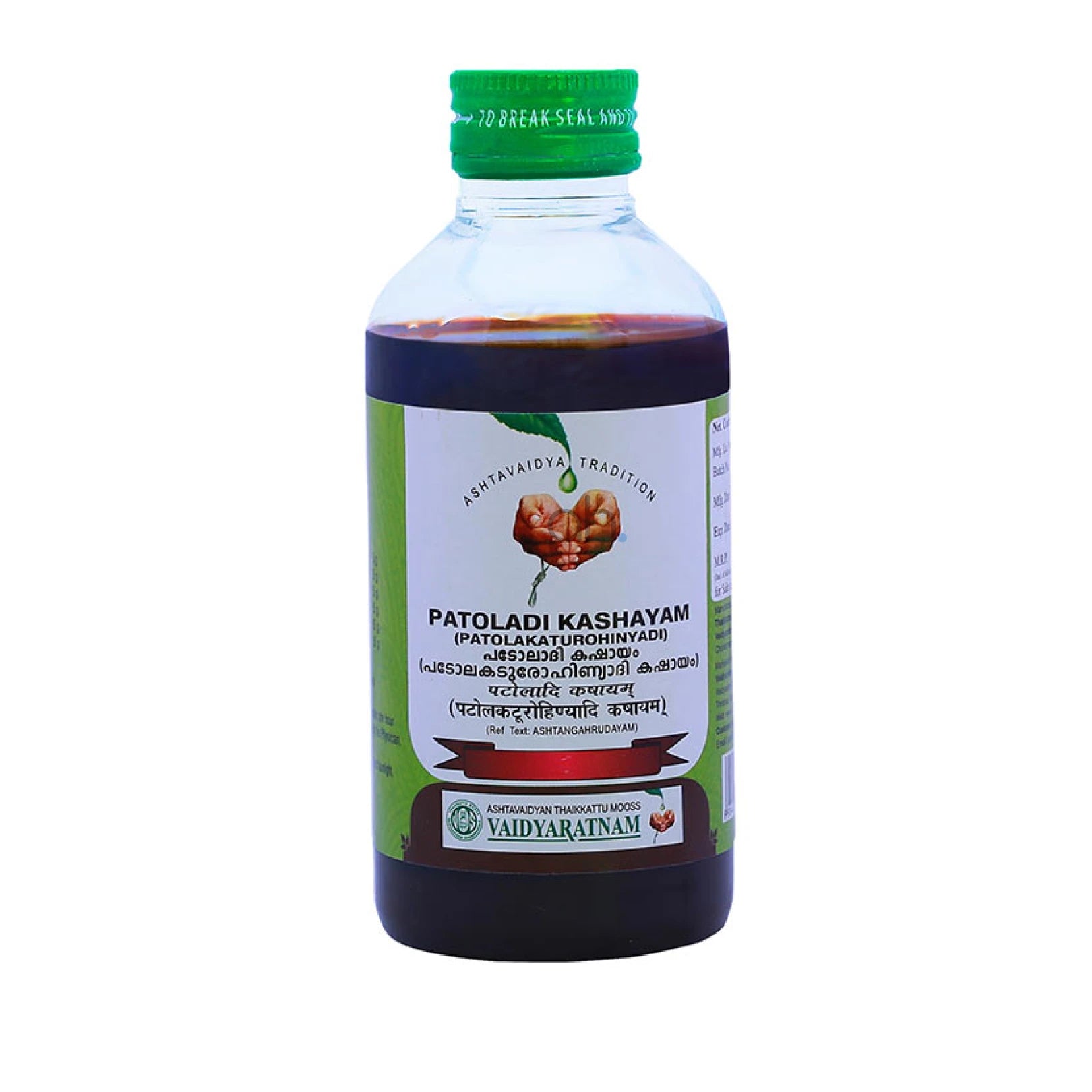 Vaidyaratnam Patoladi Kashayam (Patolakaturohinyadi)