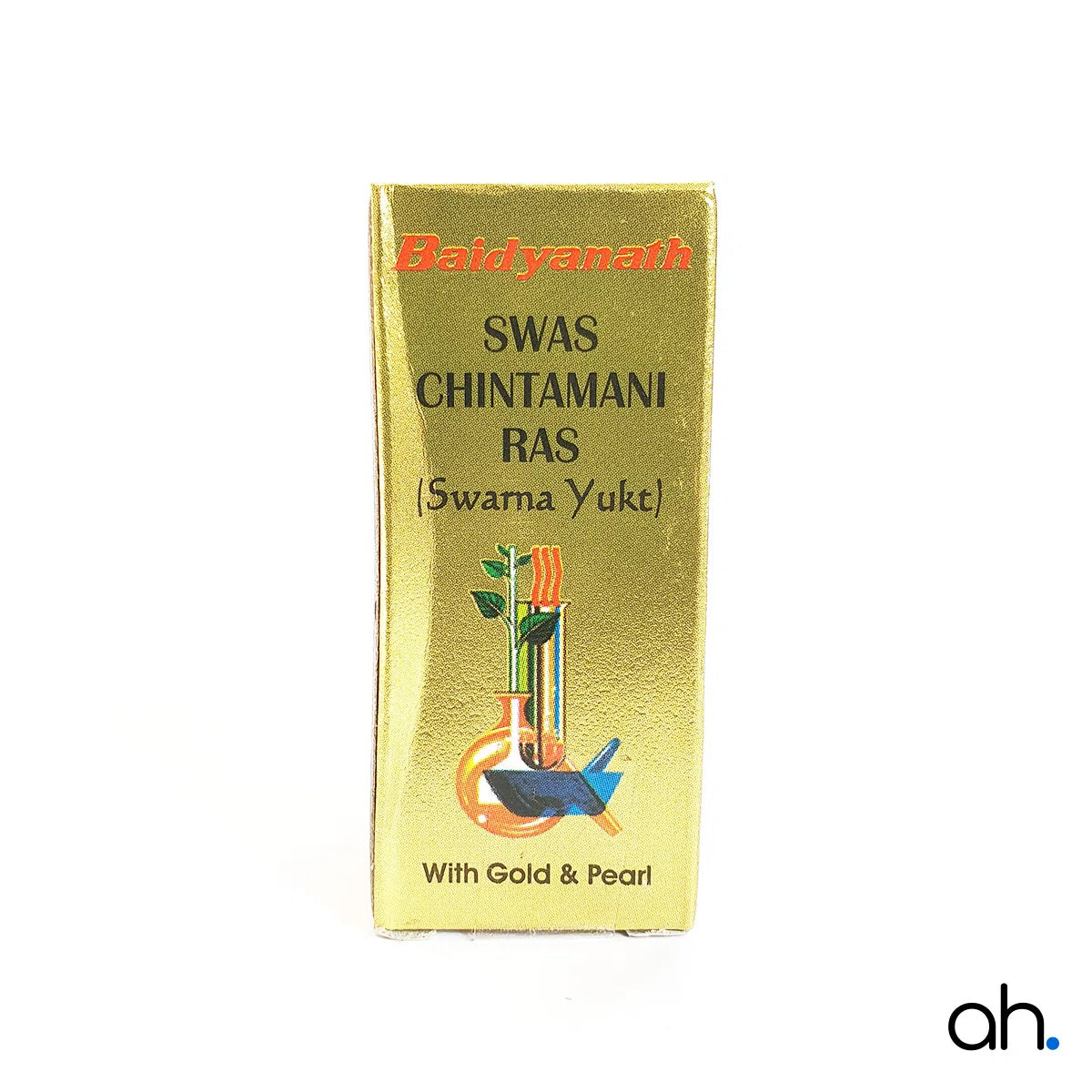 Baidyanath Shwas Chintamani Ras (Swarn Yukt) (with Gold & Pearl)